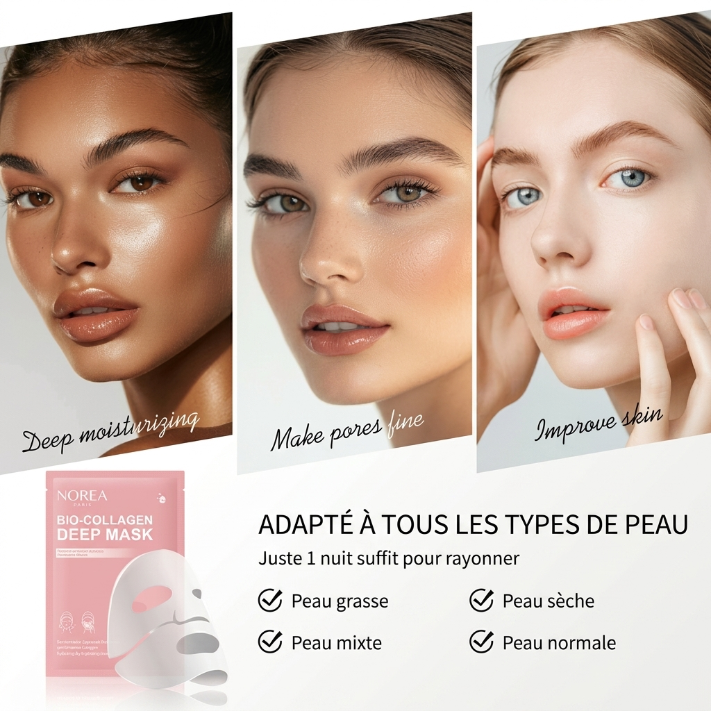 Masque Bio-Collagène Effet Glass Skin